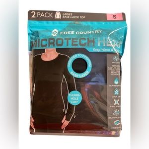 NET Free Country Tops Nwt, Base Layer 2 Pack, Top Size Small | luxury brand